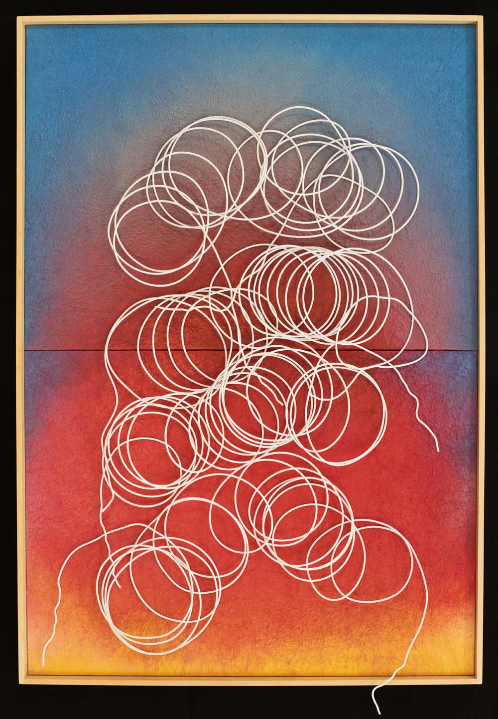 アルミ線　赤　丸